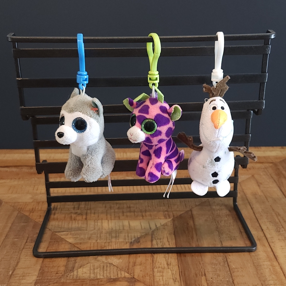 Frozen, Husky And Girafe Bag Charm Ty LOT